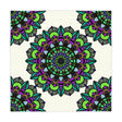 Ivory Mandala Tablecloth - Vibrant Floral Design Home Decor - Blululi