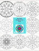 Kids’ Mandala Coloring Pages - 15 Designs - Printable PDF digital download - Blululi