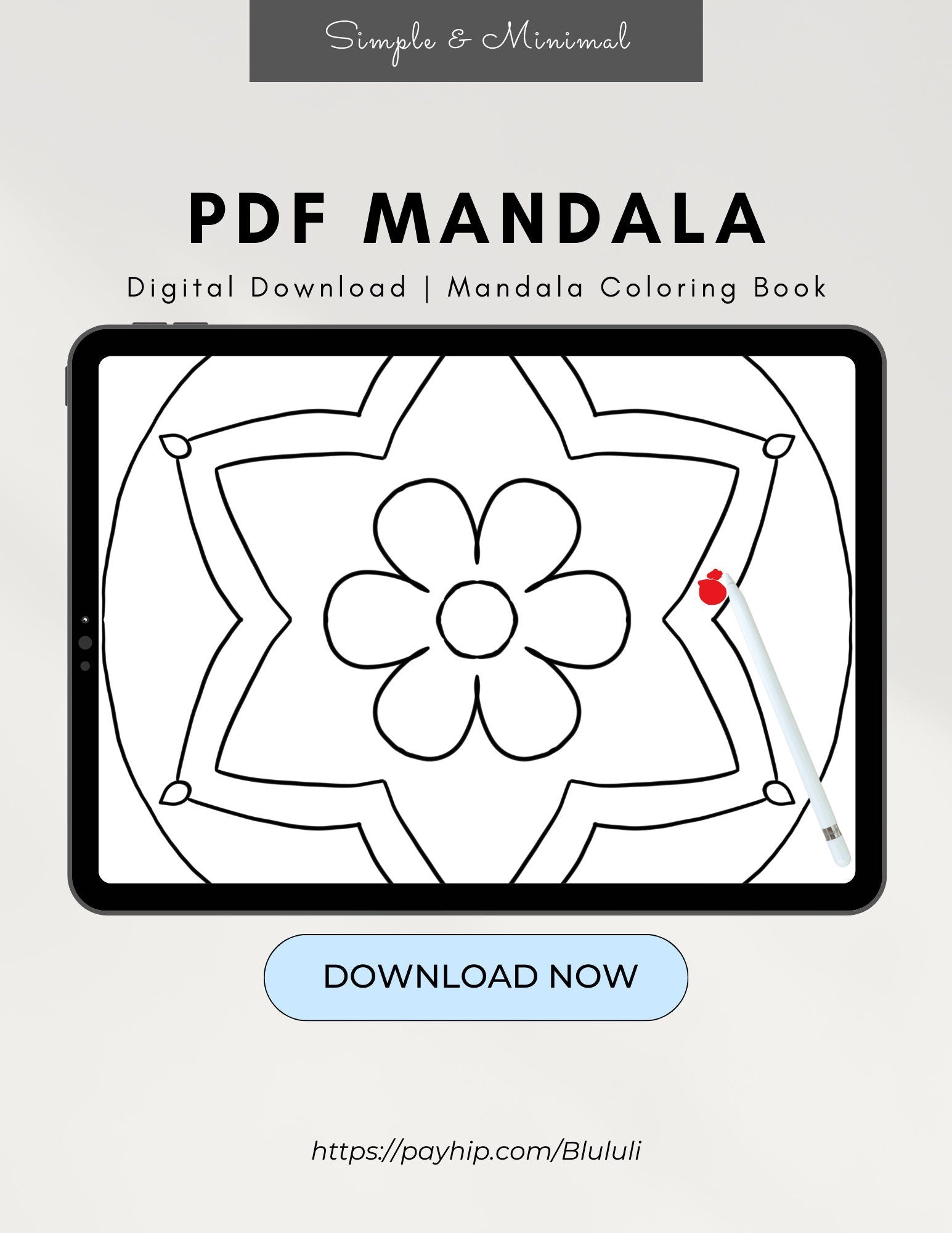 Kids’ Mandala Coloring Pages - 15 Designs - Printable PDF digital download - Blululi