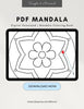 Kids’ Mandala Coloring Pages - 15 Designs - Printable PDF digital download - Blululi