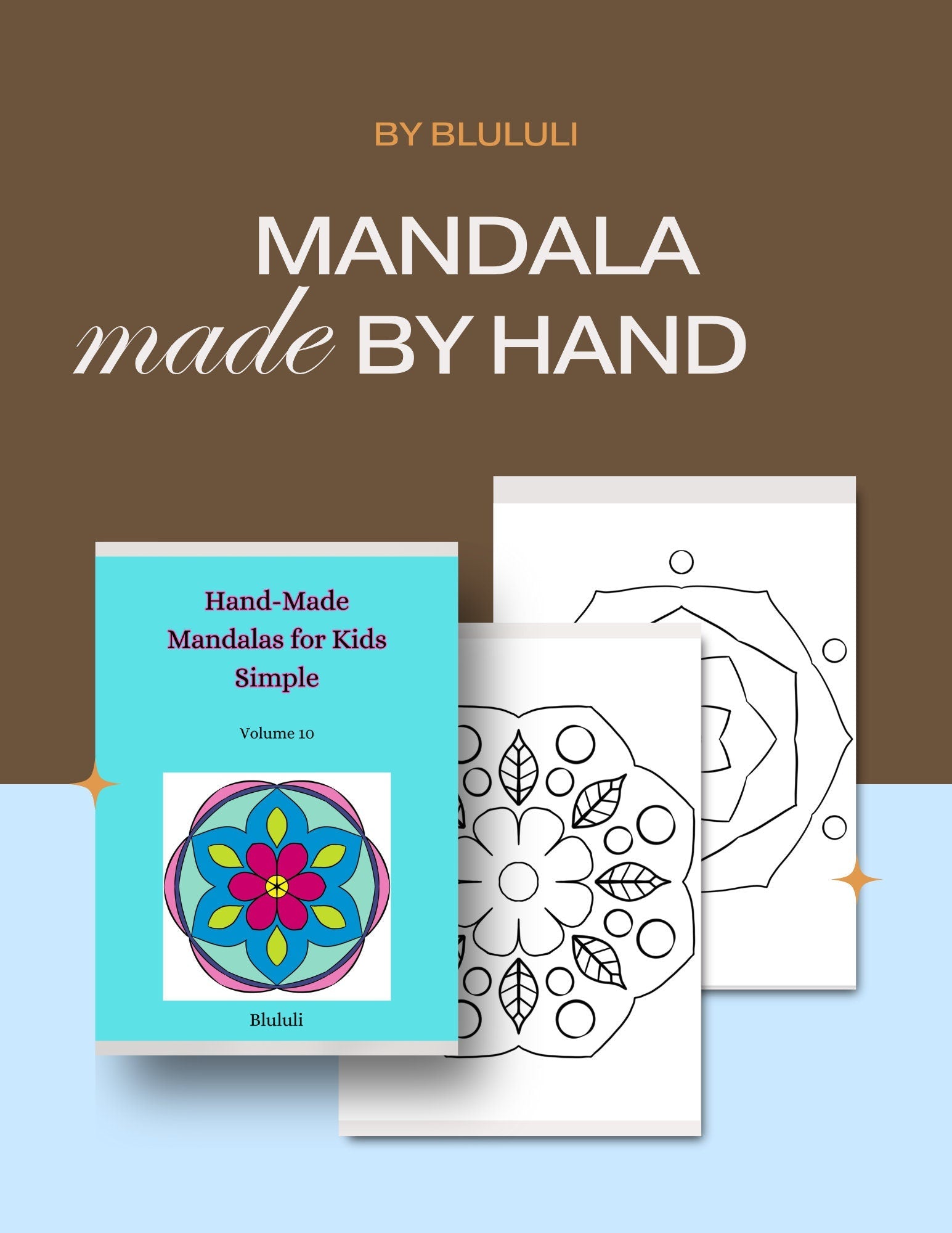 Kids’ Mandala Coloring Pages - 15 Designs - Printable PDF digital download - Blululi