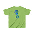 Kids Tee with Mandala Penguin and Seahorse Design by Blululi Kids clothes - Blululi