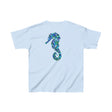 Kids Tee with Mandala Penguin and Seahorse Design by Blululi Kids clothes - Blululi