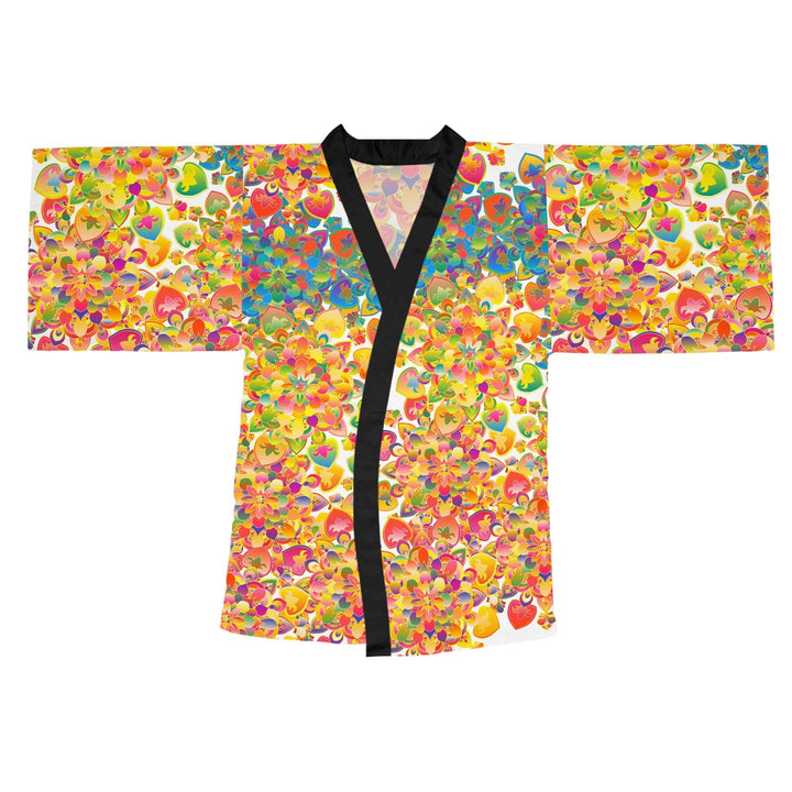 Kimono Robe - Colorful Hand Drawn Mandala Art All Over Prints - Blululi