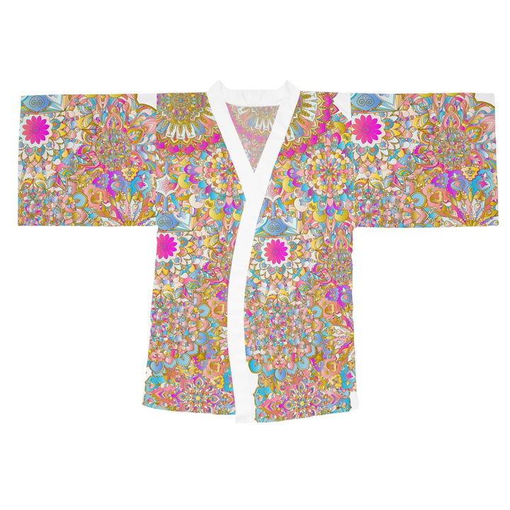 Kimono Robe - Colorful Hand Drawn Mandala Artwork All Over Prints - Blululi