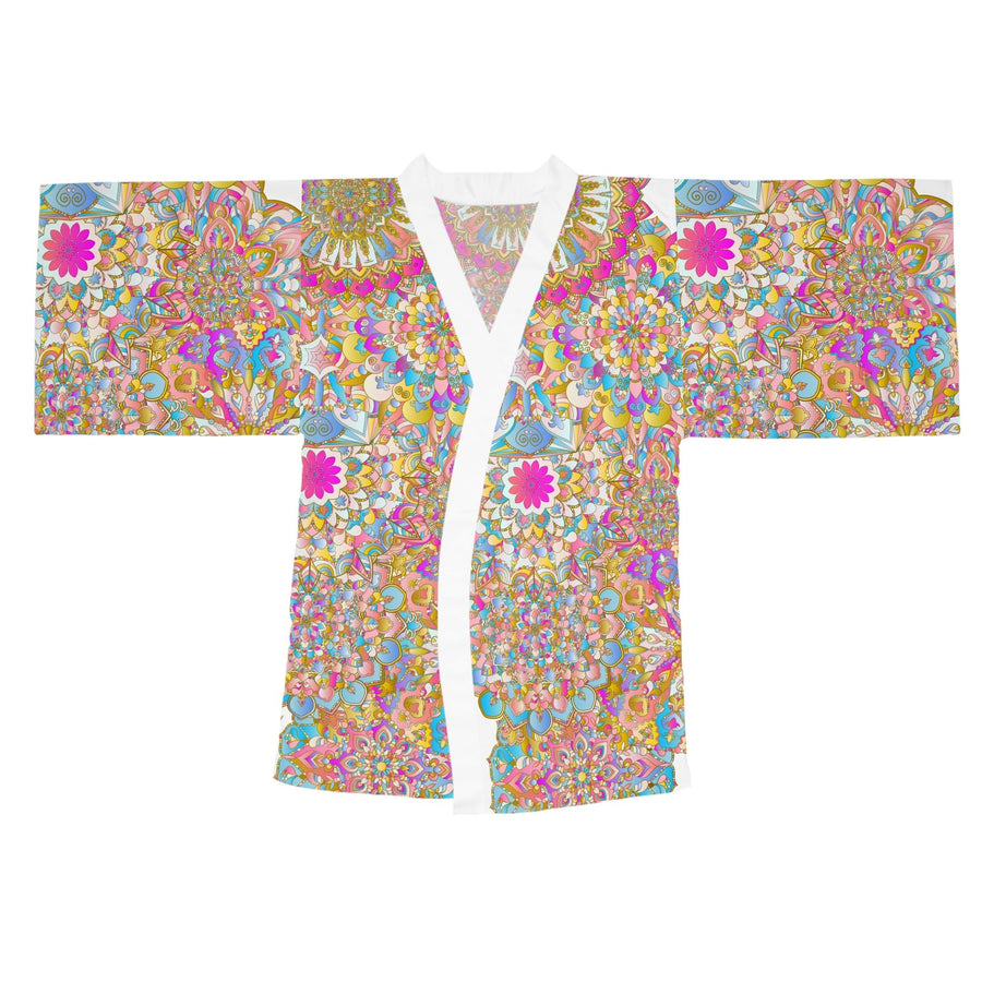 Kimono Robe - Colorful Hand Drawn Mandala Artwork All Over Prints - Blululi