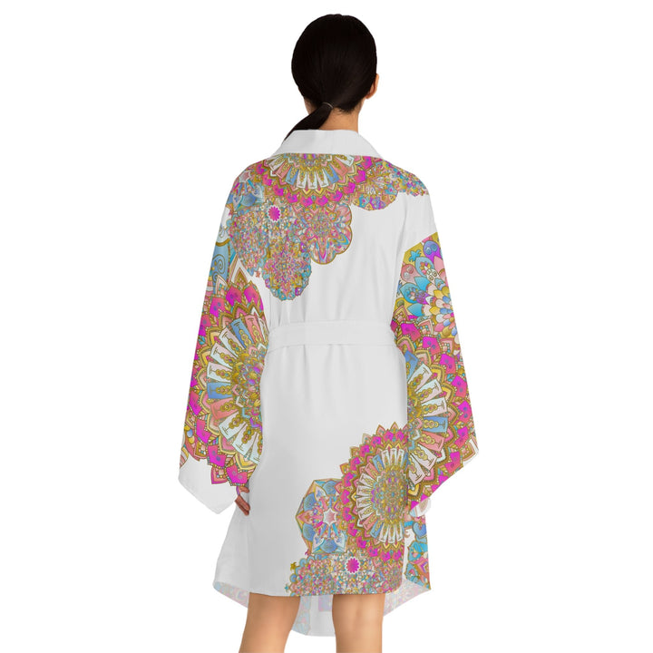 Kimono Robe - Colorful Hand Drawn Mandala Artwork All Over Prints - Blululi