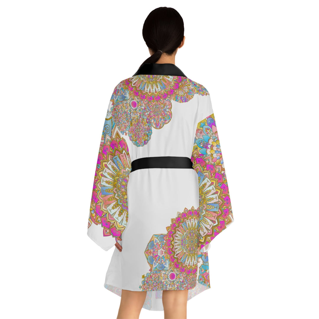 Kimono Robe - Colorful Hand Drawn Mandala Artwork All Over Prints - Blululi