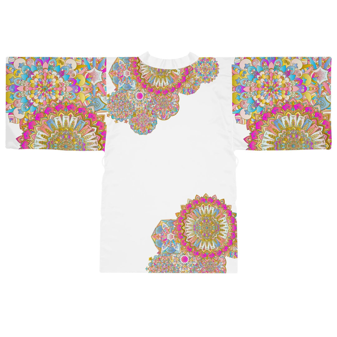 Kimono Robe - Colorful Hand Drawn Mandala Artwork All Over Prints - Blululi