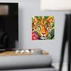 Leopard Face Jungle Poster - Vibrant Animal Art Poster - Blululi