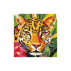 Leopard Face Jungle Poster - Vibrant Animal Art Poster - Blululi