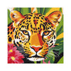 Leopard Face Jungle Poster - Vibrant Animal Art Poster - Blululi