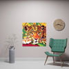 Leopard Face Poster - Savanna Art Print Poster - Blululi