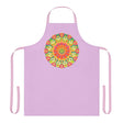 Lilac Mandala Apron - Colorful Kitchen Art All Over Prints - Blululi