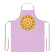 Lilac Mandala Apron - Colorful Kitchen Art All Over Prints - Blululi