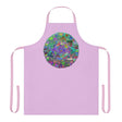Lilac Mandala Apron - Hand - Drawn Art All Over Prints - Blululi