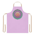 Lilac Mandala Apron - Hand Drawn Art All Over Prints - Blululi