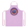 Lilac Mandala Apron - Hand - Drawn Art All Over Prints - Blululi