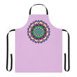 Lilac Mandala Apron - Hand Drawn Art All Over Prints - Blululi