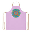 Lilac Mandala Apron - Hand Drawn Art All Over Prints - Blululi