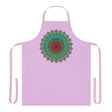 Lilac Mandala Apron - Hand Drawn Art All Over Prints - Blululi
