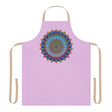 Lilac Mandala Apron - Hand - Drawn Art All Over Prints - Blululi