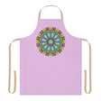 Lilac Mandala Apron - Hand Drawn Art All Over Prints - Blululi