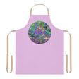 Lilac Mandala Apron - Hand - Drawn Art All Over Prints - Blululi