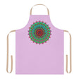 Lilac Mandala Apron - Hand Drawn Art All Over Prints - Blululi