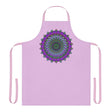 Lilac Mandala Apron - Hand Drawn Art All Over Prints - Blululi