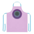Lilac Mandala Apron - Hand Drawn Art All Over Prints - Blululi