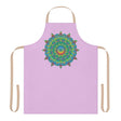 Lilac Mandala Apron - Hand Drawn Art Kitchen All Over Prints - Blululi