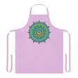 Lilac Mandala Apron - Hand Drawn Art Kitchen All Over Prints - Blululi
