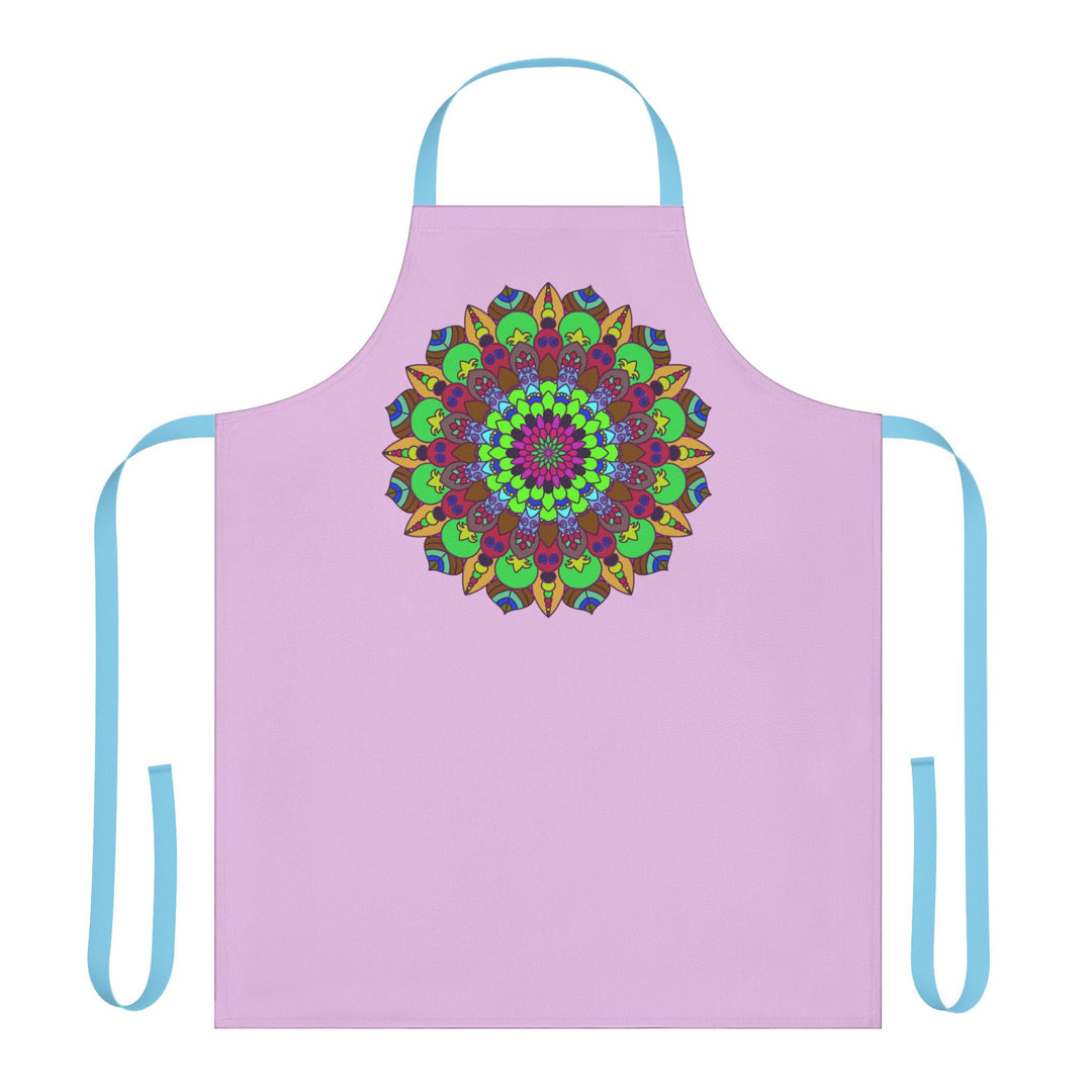 Lilac Mandala Apron - Intricate Art Kitchenwear All Over Prints - Blululi