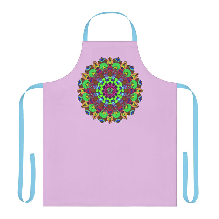 Lilac Mandala Apron - Intricate Art Kitchenwear All Over Prints - Blululi