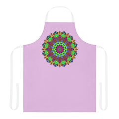 Lilac Mandala Apron - Intricate Art Kitchenwear All Over Prints - Blululi
