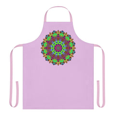 Lilac Mandala Apron - Intricate Art Kitchenwear All Over Prints - Blululi