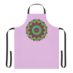 Lilac Mandala Apron - Intricate Art Kitchenwear All Over Prints - Blululi