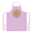 Lilac Mandala Apron - Kitchen Art All Over Prints - Blululi