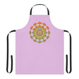 Lilac Mandala Apron - Kitchen Art All Over Prints - Blululi
