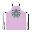 Lilac Mandala Apron - Kitchen Art All Over Prints - Blululi