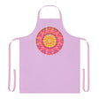 Lilac Mandala Apron - Kitchen Art All Over Prints - Blululi