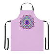 Lilac Mandala Apron - Kitchen Art All Over Prints - Blululi