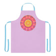 Lilac Mandala Apron - Kitchen Art All Over Prints - Blululi