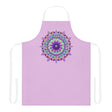 Lilac Mandala Apron - Kitchen Art All Over Prints - Blululi