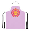 Lilac Mandala Apron - Kitchen Art All Over Prints - Blululi