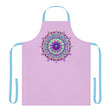 Lilac Mandala Apron - Kitchen Art All Over Prints - Blululi