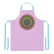 Lilac Mandala Apron - Spiritual Art All Over Prints - Blululi
