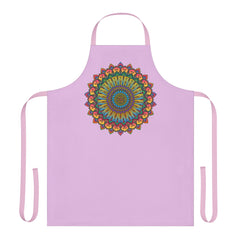 Lilac Mandala Apron - Spiritual Art All Over Prints - Blululi