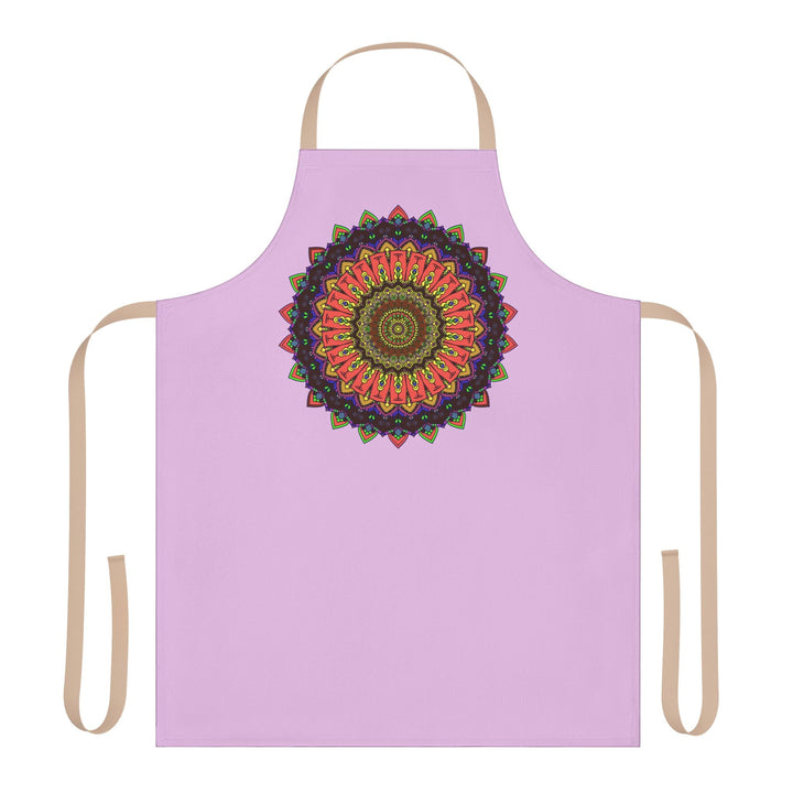 Lilac Mandala Apron - Spiritual Kitchen Decor All Over Prints - Blululi